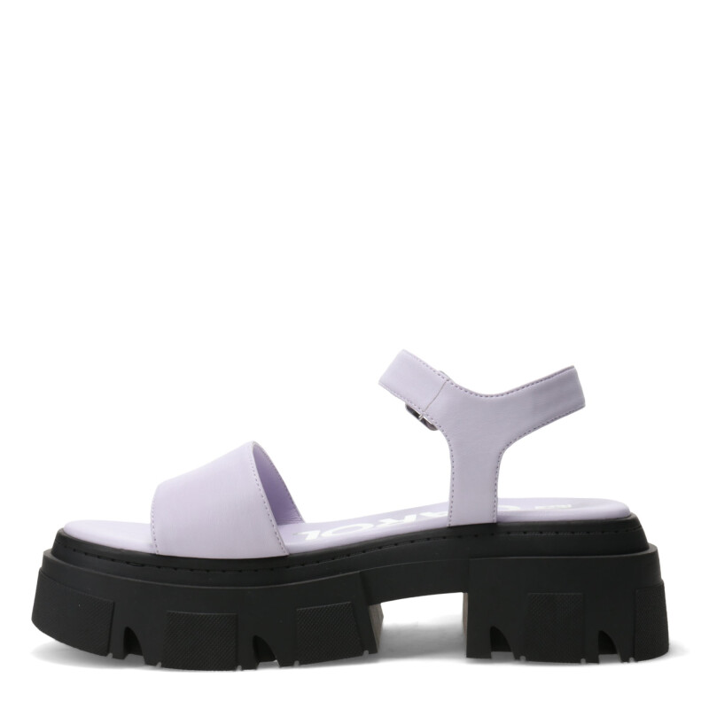 Sandalias de Mujer Miss Carol SPARTA Con banda y tobillera Negro - Lila