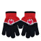 Guantes Infantiles Footy Corazón Negro - Rojo