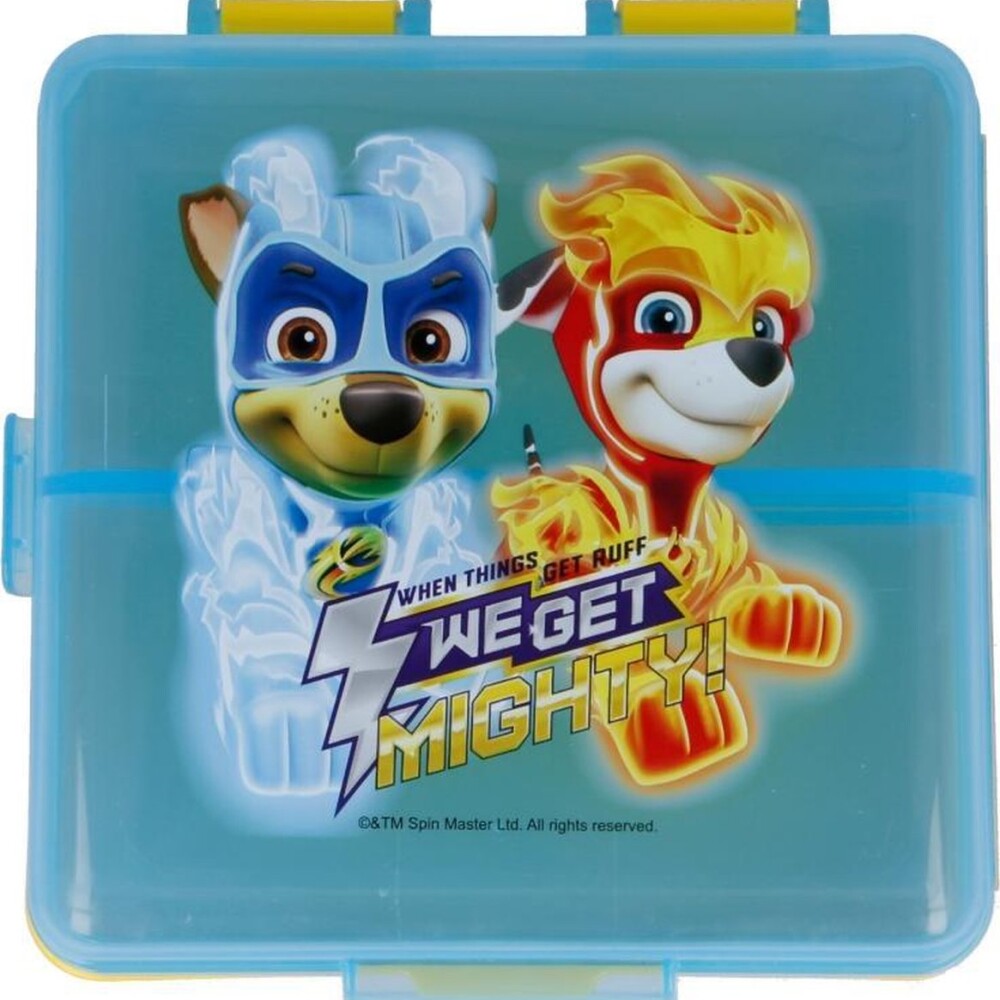 Lunchera Multicompart Plástico Sq Masc Paw Patrol BAZAR PLASTICO LUNCHERA MULTICOMPART SQ PAW MASC