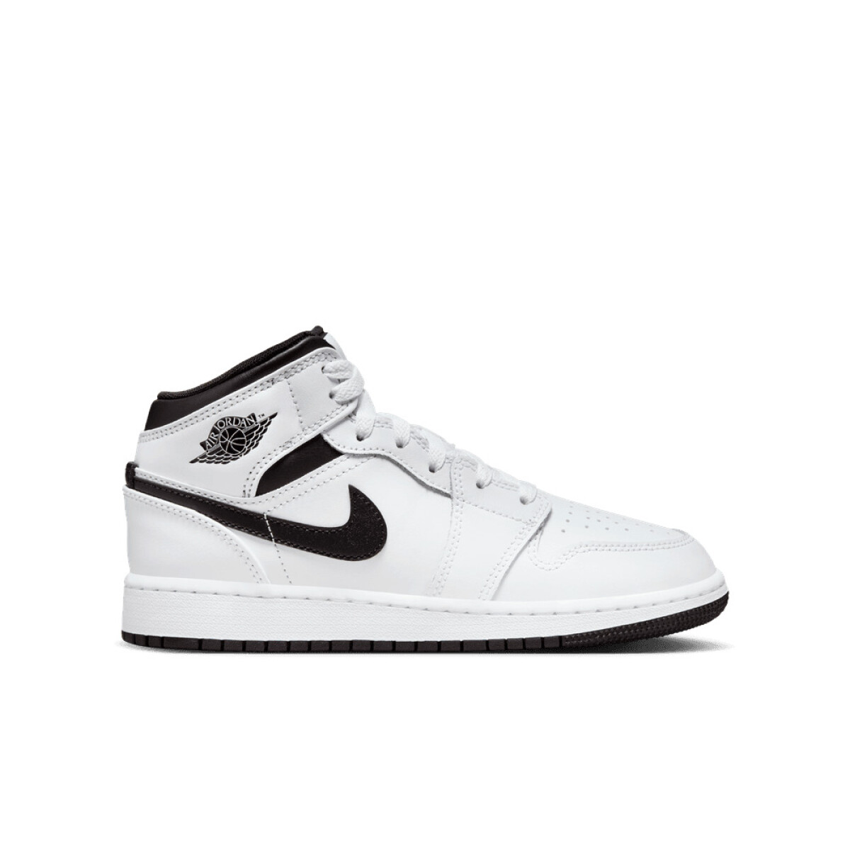 Zapatillas Air Jordan 1 Mid de Niño - Blanco 