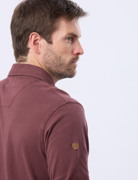 REMERA POLO LISA PIQUE Bordo