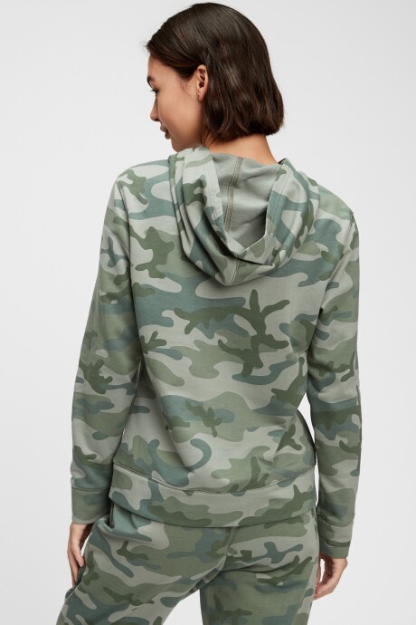 Canguro Logo Gap Mujer Green Camo