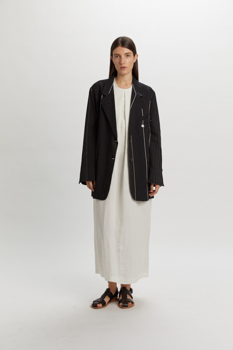 CHAQUETA FITTABLE Negro