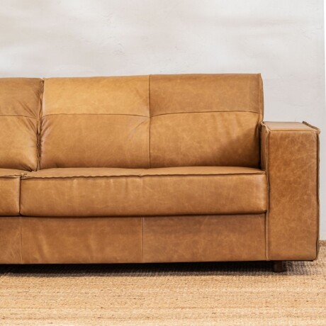 Sillón Cuero Avan Amendoa U