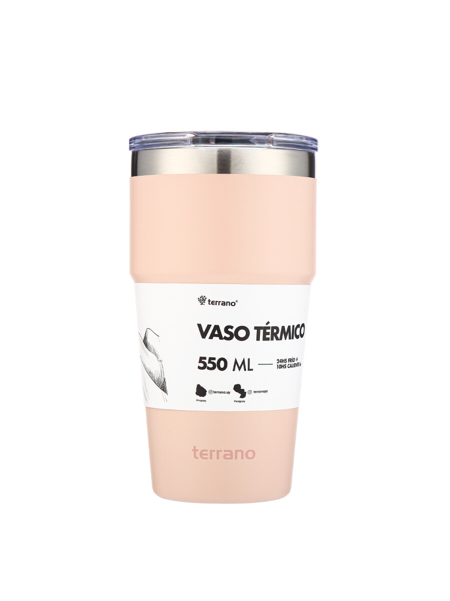 Vaso Térmico No Drops - Rosado 