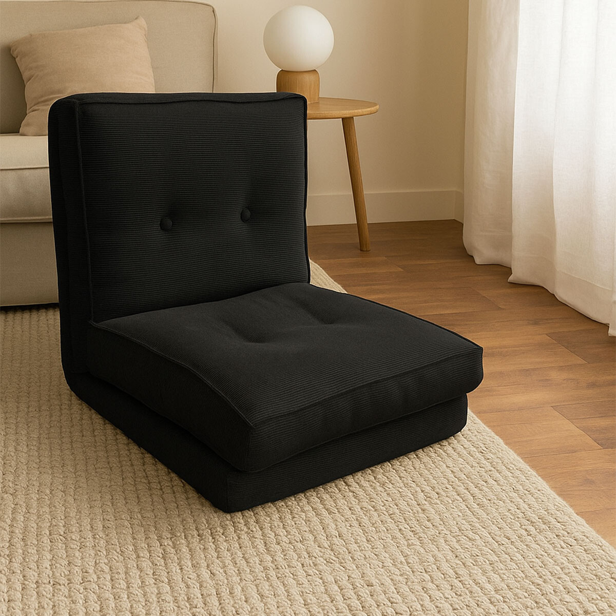 Sillón cama BED - Negro 
