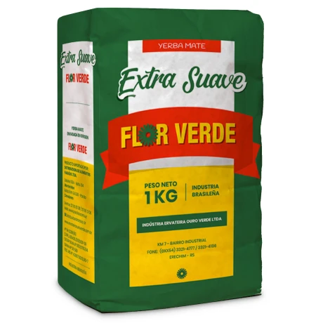 YERBA MATE FLOR VERDE EXTRA SUAVE 1KG YERBA MATE FLOR VERDE EXTRA SUAVE 1KG