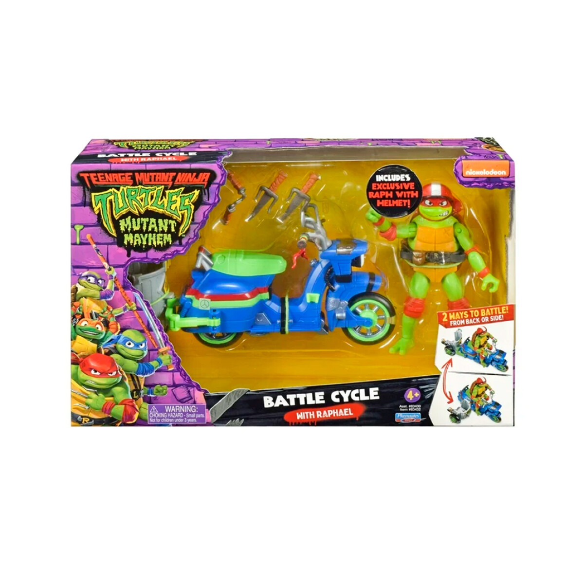 Tortugas Ninja Battle Cycle Raphael 