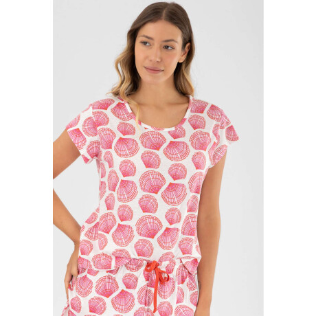 Pijama shell short Rosado