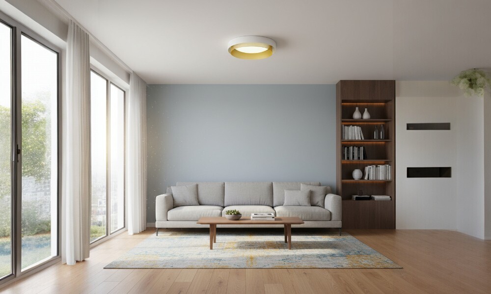 LUMINARIA LED KACIA DORADO Luminaria Led Kacia Dorado