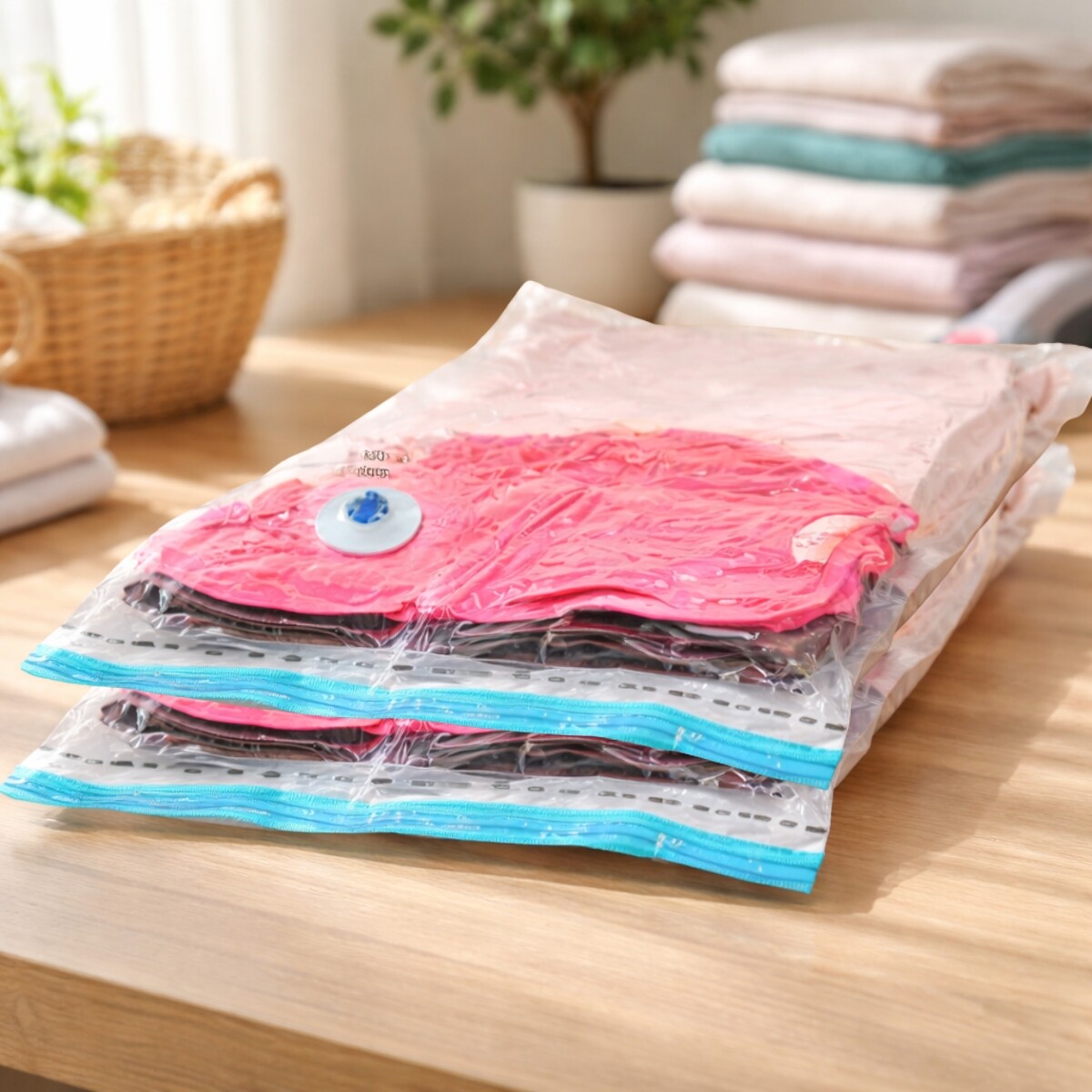 set x2 Vac bag grande - TRANSPARENTE 