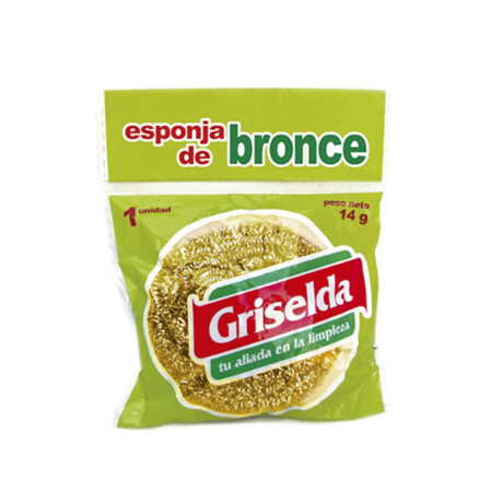 Esponja de Bronce GRISELDA 14grs - Tira x12 Unidades Esponja de Bronce GRISELDA 14grs - Tira x12 Unidades