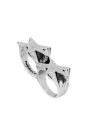 Twojeys Superstar Knuckle Ring Plata