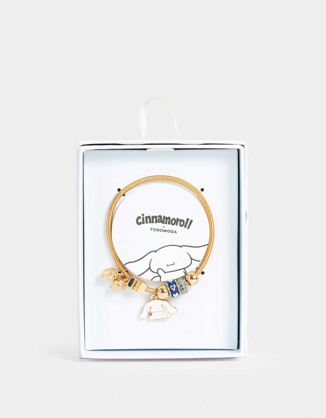 Pulseras Infantiles Licencias Pulsera Flexible Multi Dije Cinnamoroll - Dorado