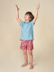 Traje De Baño Estampado Liberty Fresa Brillante
