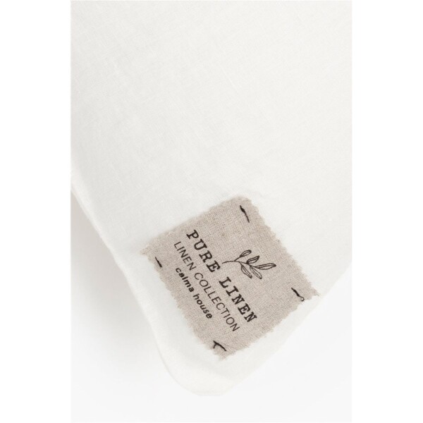Funda de almohadón LINO Blanco - Small