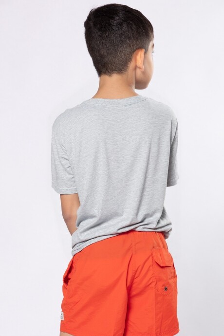T-SHIRT CHAUSIE BOY RUSTY Gris Claro