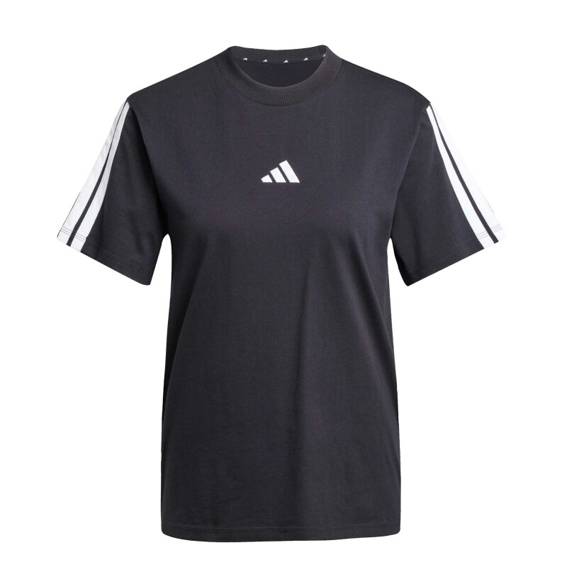 Remera de Mujer Adidas Essentials 3S Negro - Blanco