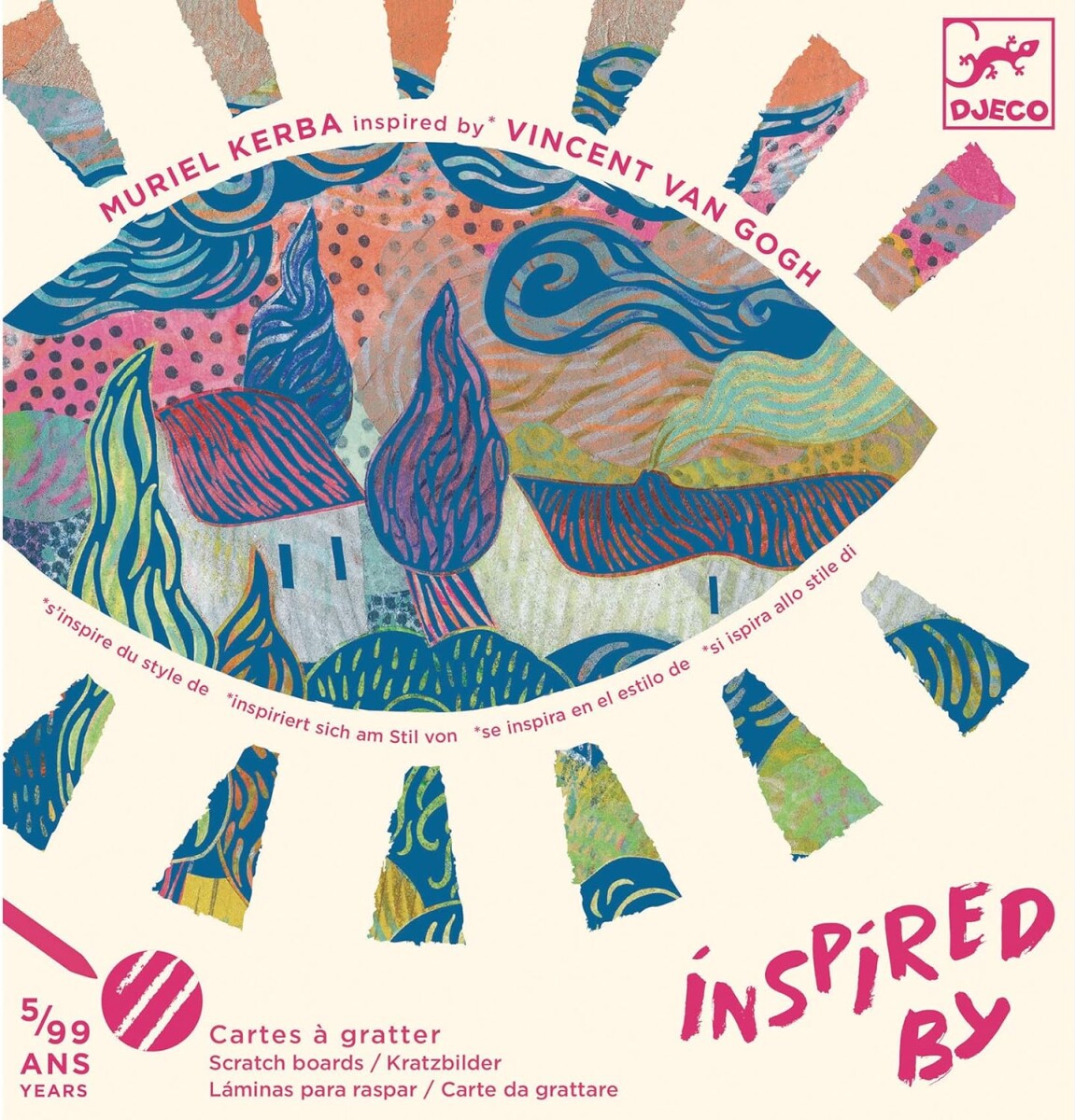 Crear con stickers - The South Vincent Van Gogh 