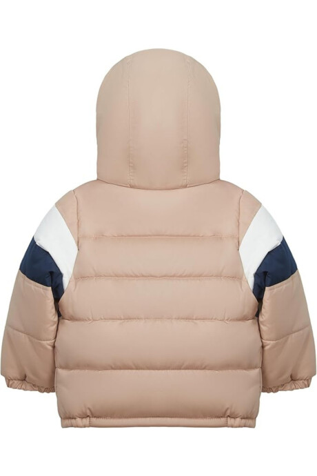 Campera resistente al agua, diseño colorblock Sin color