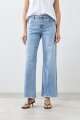 Jean wide leg Sil jean claro
