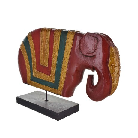 Elefante de madera tipo Bali 30cm con base Elefante de madera tipo Bali 30cm con base