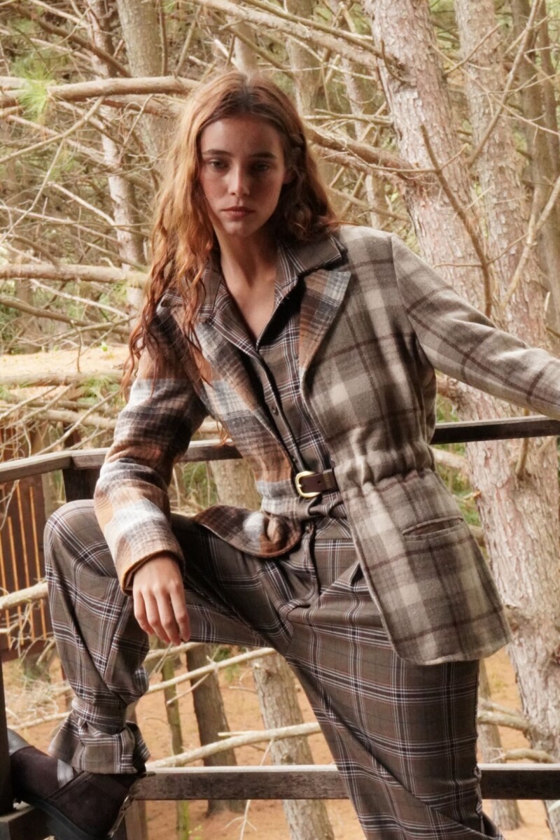 Blazer Simple Cuadrille