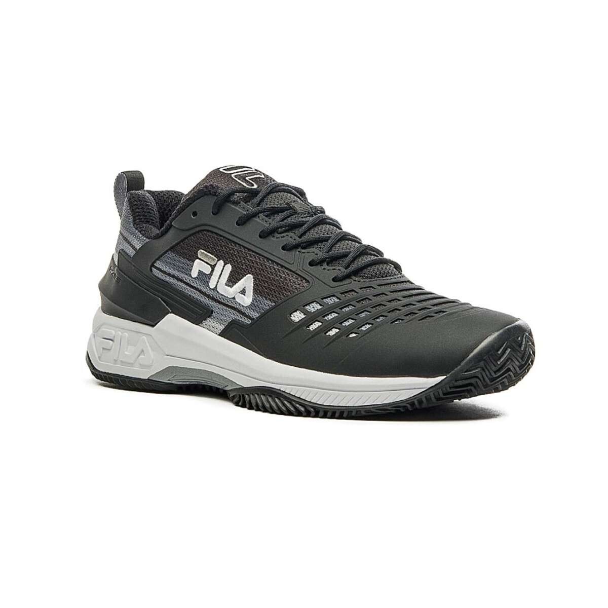 Fila Zapatilla Axilus Ace 2.0 Clay Masculino - Negro-Blanco 