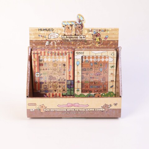 CUADERNO DIVERTIDO CON TAPA JUEGO TETRIS (MUNDO MINI CARPINCHO) CUADERNO DIVERTIDO CON TAPA JUEGO TETRIS (MUNDO MINI CARPINCHO)