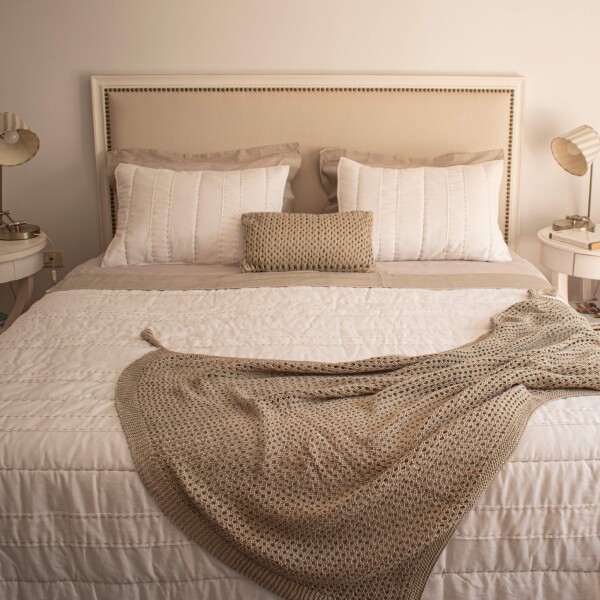 Edredón Finezza Florencia Blanco Beige 180x240 cm