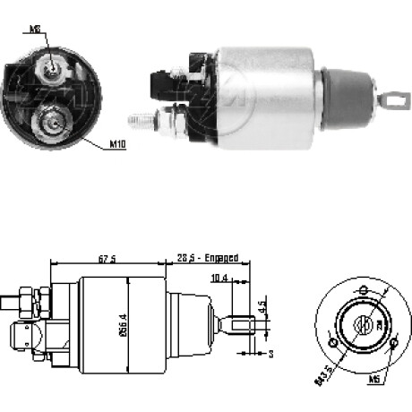 AUTOMATICO DE ARRANQUE - FORD CARGO-F4000-VW CAMION BOSCH ZM AUTOMATICO DE ARRANQUE - FORD CARGO-F4000-VW CAMION BOSCH ZM