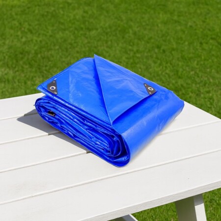 Lona Impermeable Azul 4 × 5 Metros AZUL
