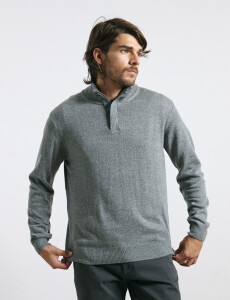 470416 SWEATER HARRY Gris Medio Melange