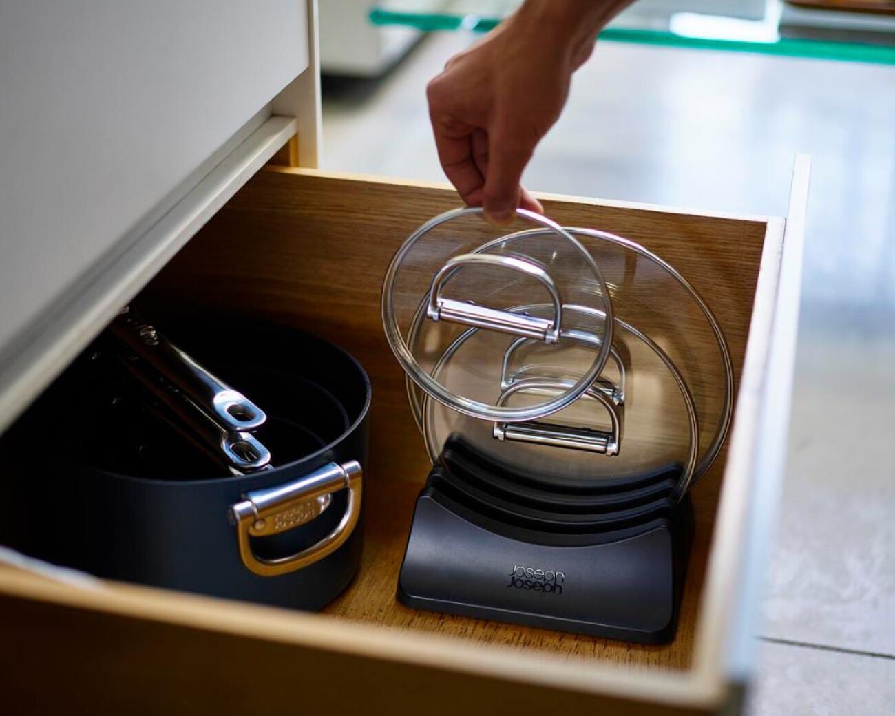 Soporte para 3 Tapas Space Joseph Joseph Soporte para 3 Tapas Space Joseph Joseph