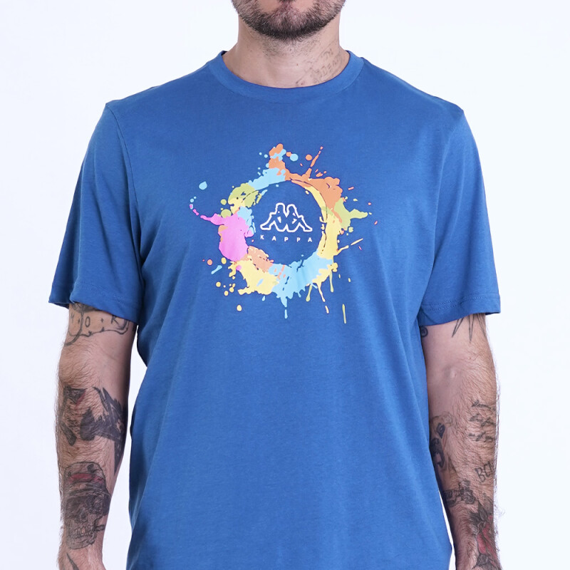 Polo Logo Eremo Hombre Blue Sapphire