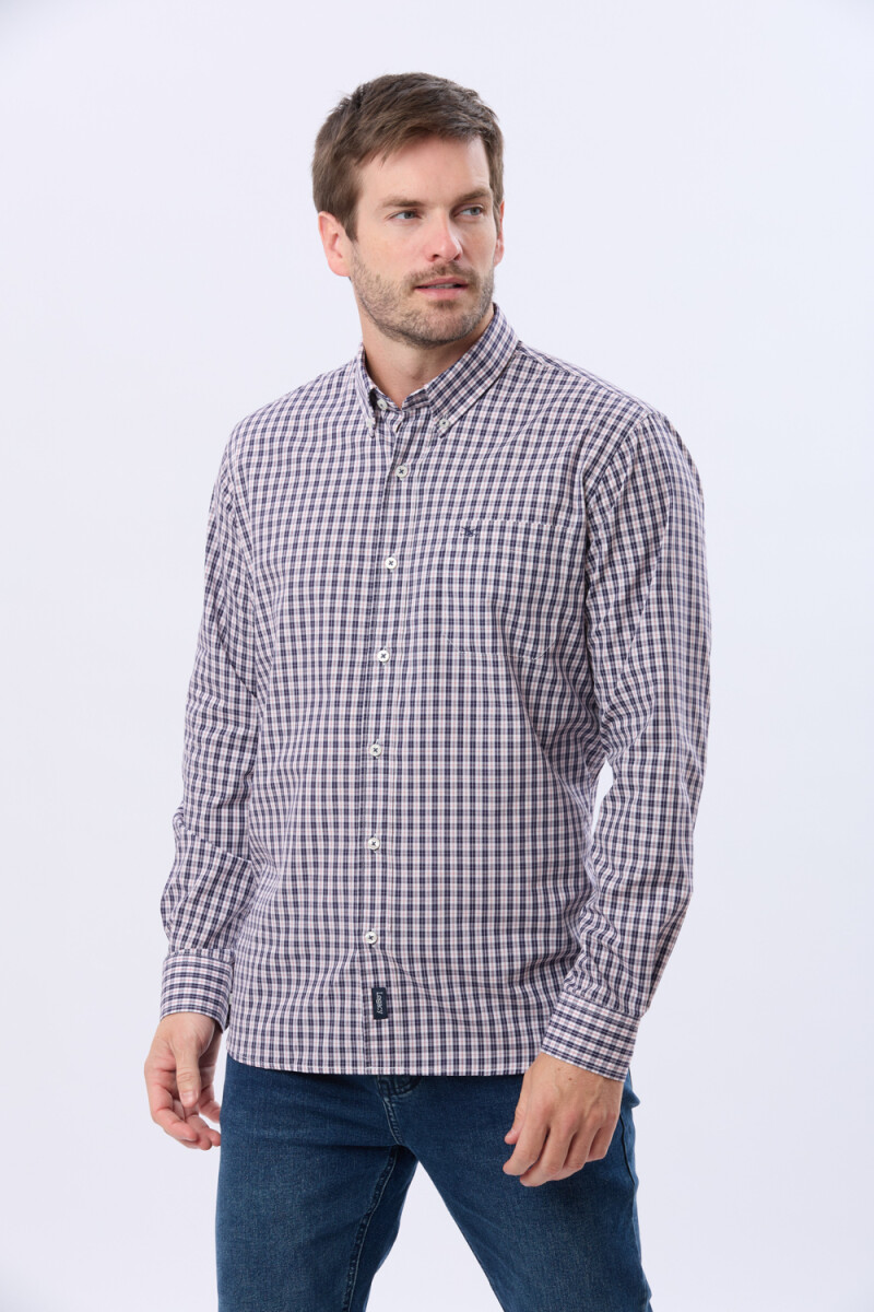 CAMISA SPORT A CUADROS - Rojo 