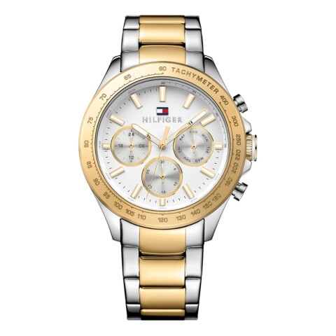 Reloj Tommy Hilfiger 1791226 para hombre con correa de acero Plateado