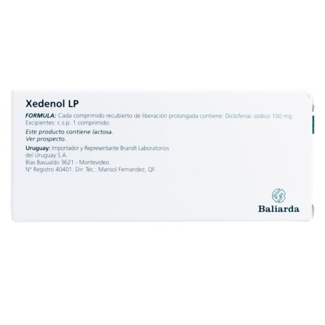 Xedenol Lp 100 Mg X20 Comprimidos ¿ Suplemento Neurológico Xedenol Lp 100 Mg X20 Comprimidos ¿ Suplemento Neurológico