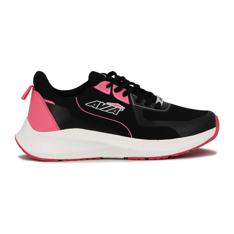 Avia Zapatillas Acordonadas Para Dama Ron- Black/coral Negro-coral