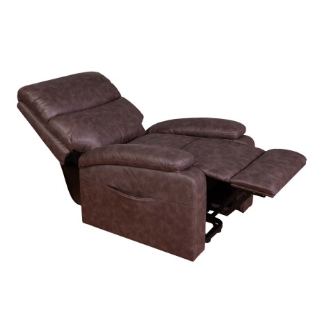 RECLINER C/LIFT 1 CUERPO TELA MARRON DUBLIN