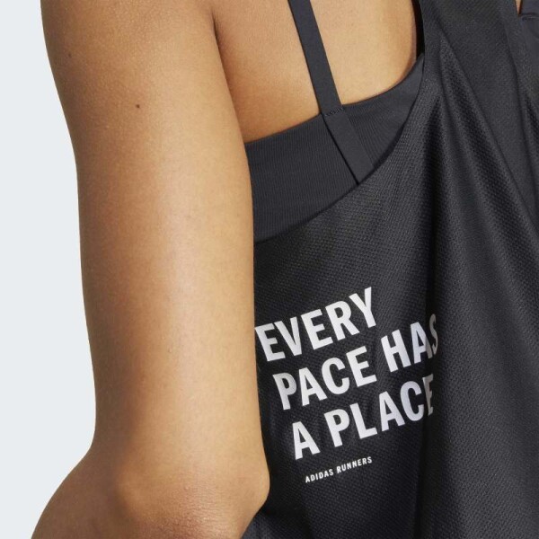 Musculosa Adidas Runners CLIMACOOL Negro