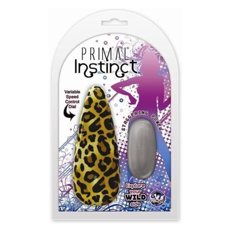 Balita Vibradora Primal Instinct Golden Triangle Animal Print