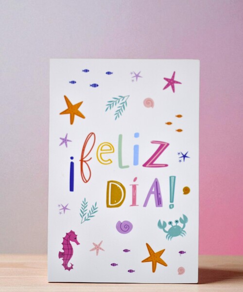 Tarjeta feliz día 10x15 DISEÑO 7