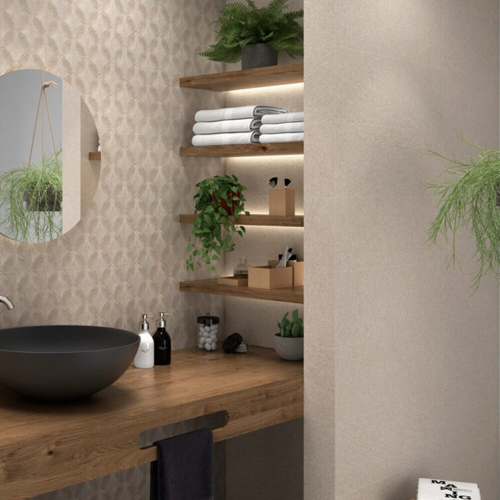 REVESTIMIENTO WONDER BEIGE "A" 25X75 CM Revestimiento Wonder Beige "a" 25x75 Cm