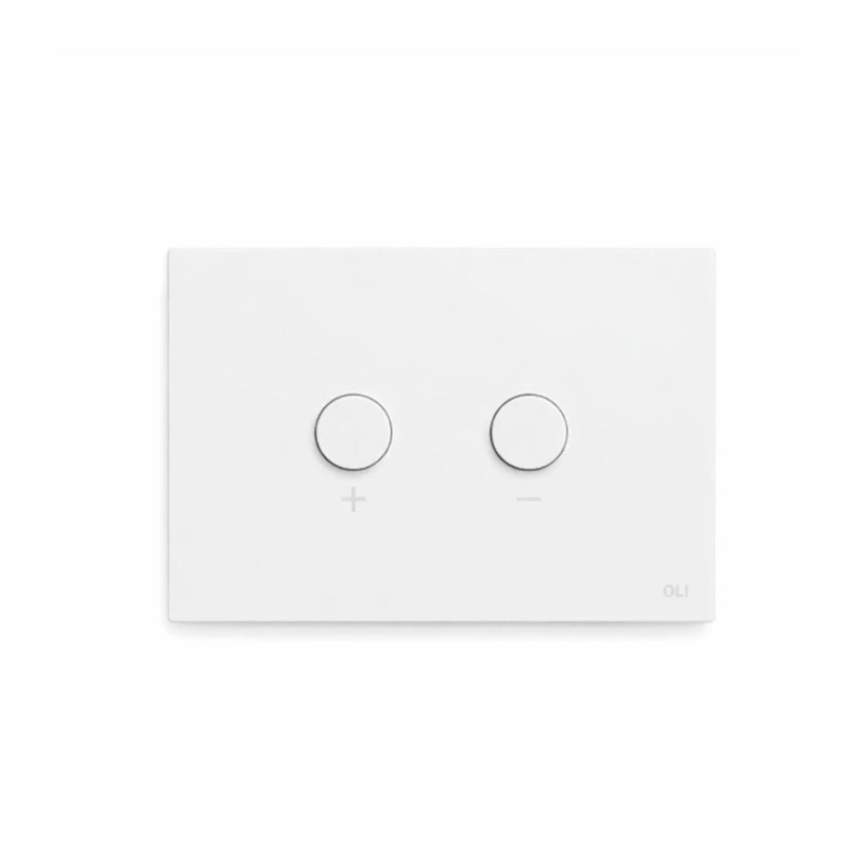 Placa Pulsador Blink Blanco Mate Texturizado Oli 