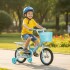Bicicleta infantil Shengdi Rod 12 Canasto Parrilla Rueditas Celeste 1