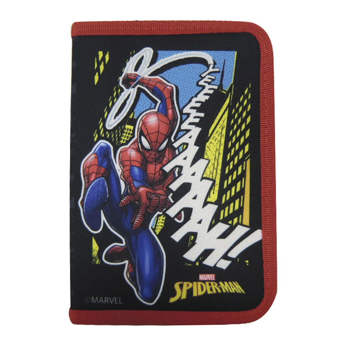 Cartuchera Infantil Spiderman 1 Piso con Cierre 13 x 20 cm 