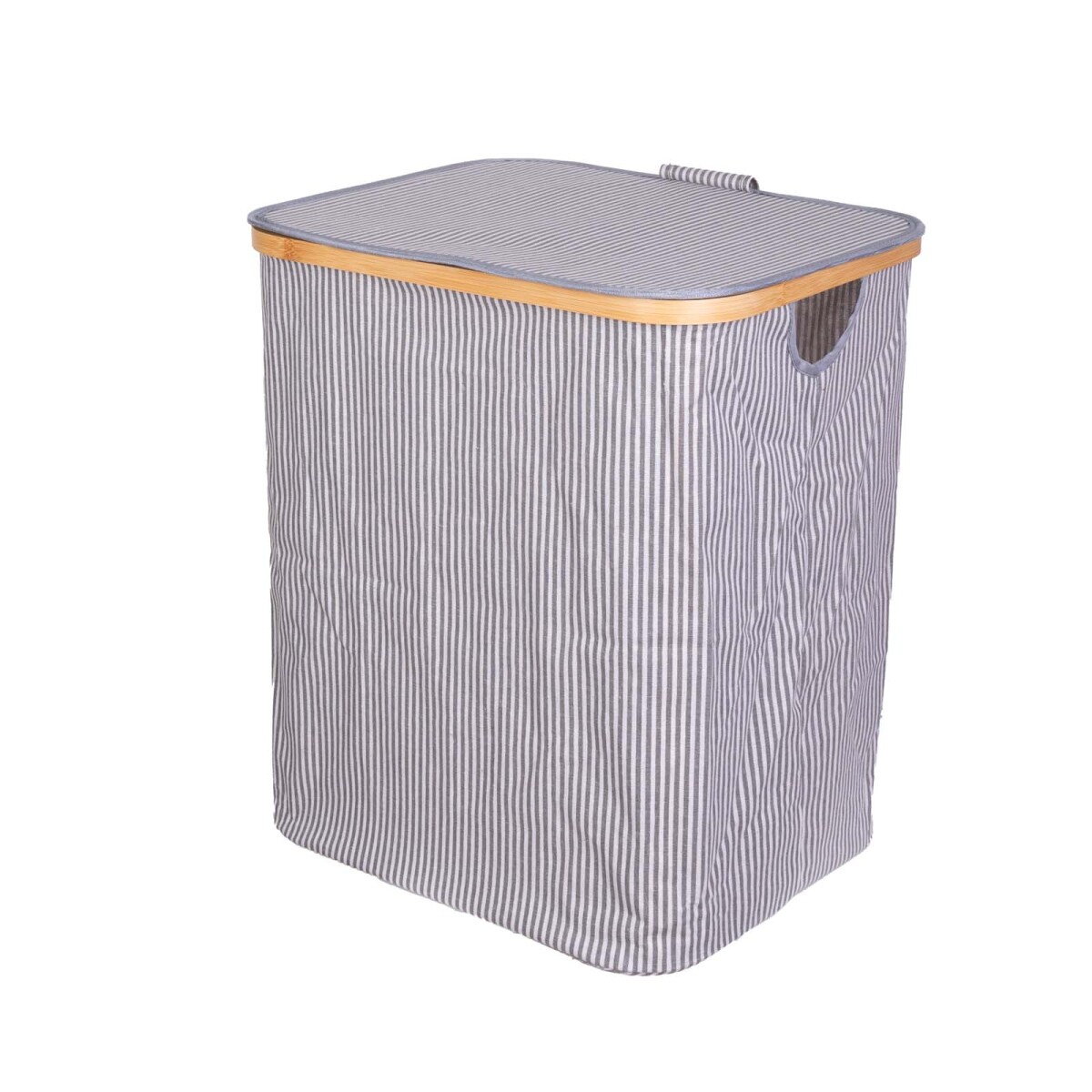 CESTO C/TAPA - ALGODON-Y-BAMBOO GRIS A515 