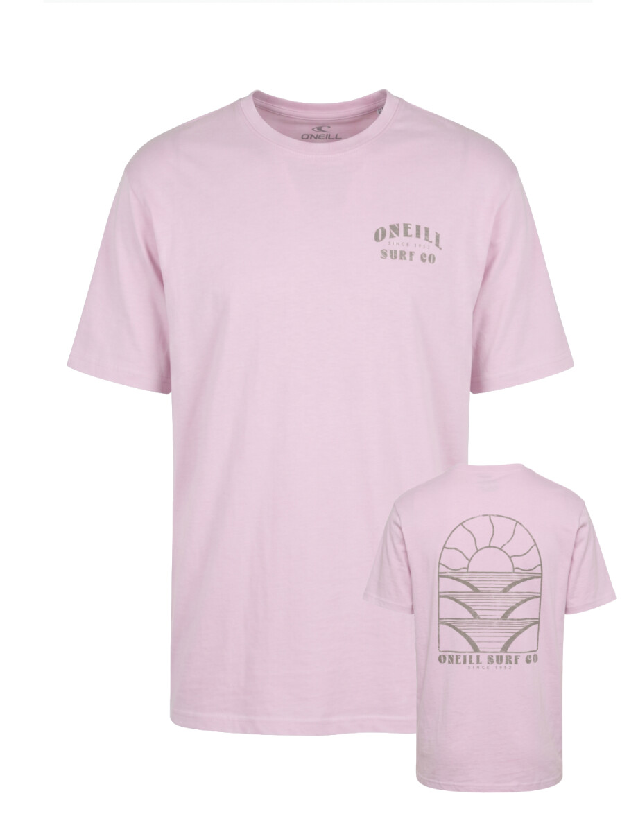 Remera O'Neill Overzized Boxy Horizon - Rosa 