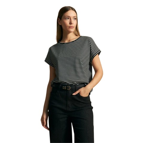 REMERA ANTIBES S-XXL NEGRO